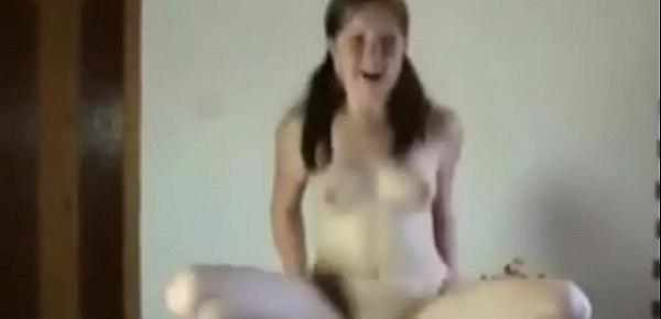 Super Cute Teen with Sweet Pussy gets Fucked